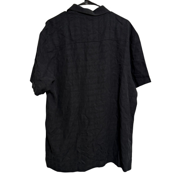 Age of Wisdom Mens Black Button Down Short Sleeve Shirt - NWT - Picture 6 of 8